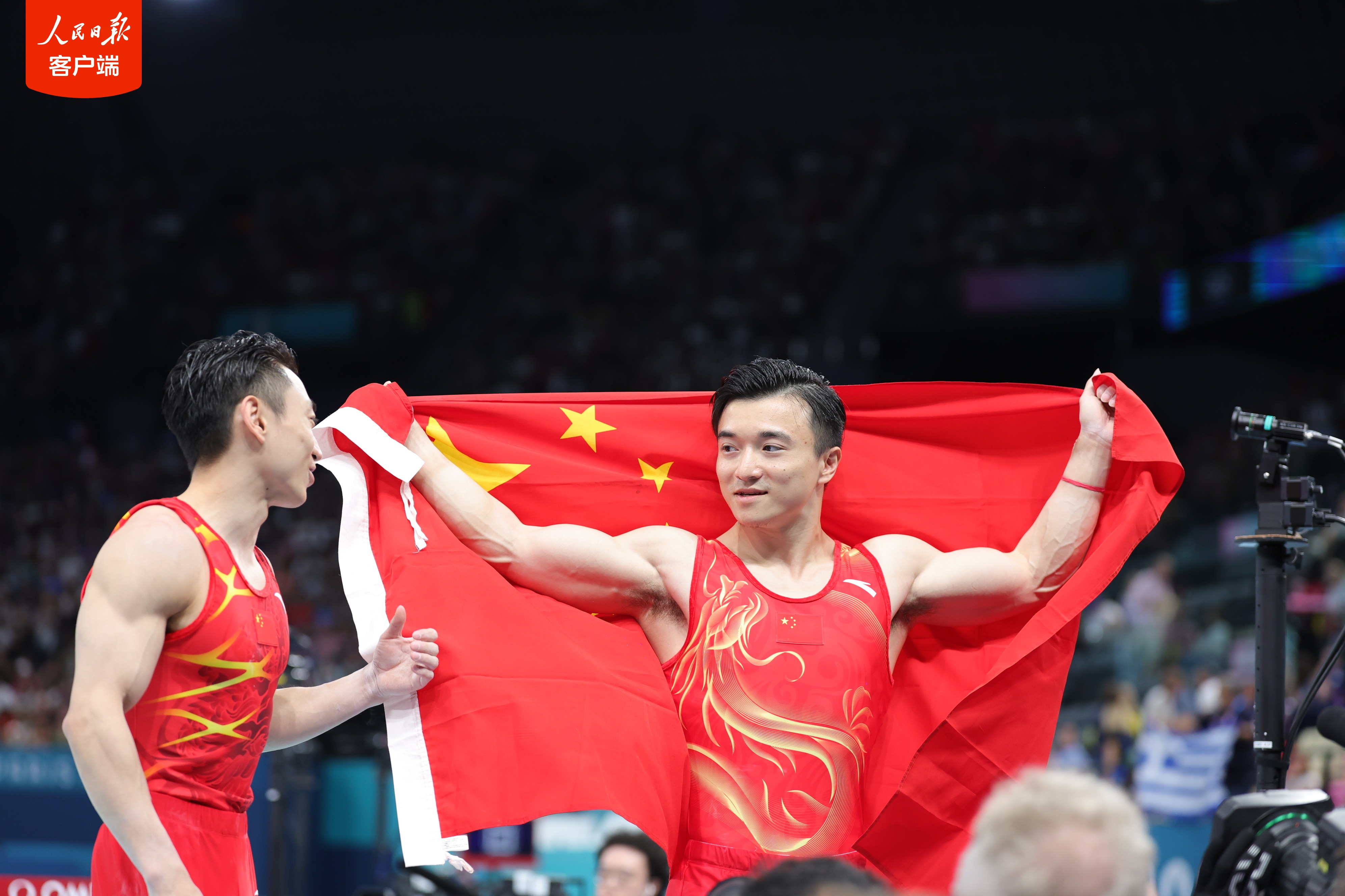 中国选手夺得男子体操项目冠军