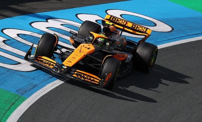 开云体育-红牛车队碾压红牛二队，诺里斯刷新纪录